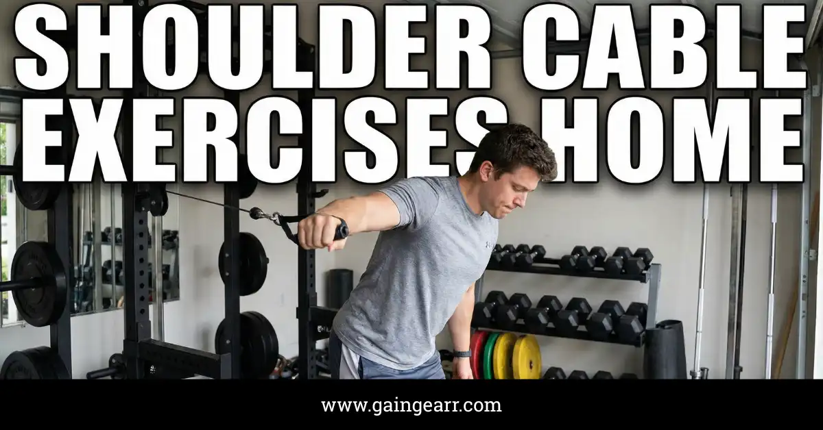 Pain-Free Shoulder Cable Exercises Home