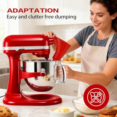 ARVORUM Flour Funnel Kitchen Aid Mixer