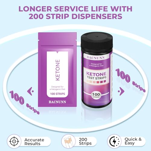 BACNUNN Ketone Test Strips