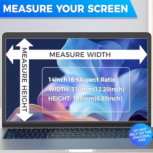 Magnetic Laptop Privacy Screen Filter 14 Inch