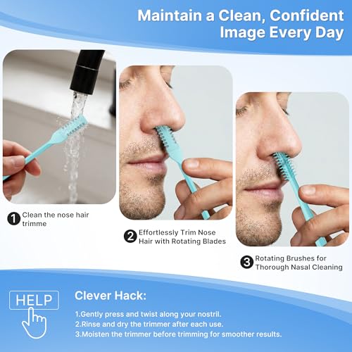 Meonxy 8PCS Nasal Hair Cutter For Women Men
