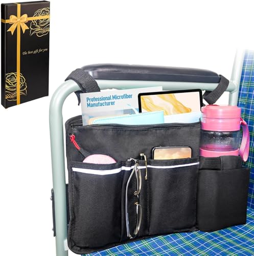 Traingiver Electric Wheelchair Side Bag With Cup Holder