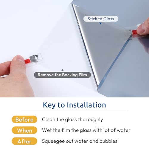 Mirror Film Window Privacy Heat Protection