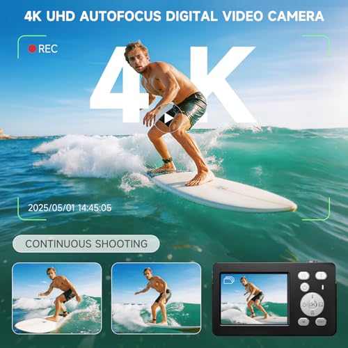 64MP 2.8 Inch UHD Compact Cameras