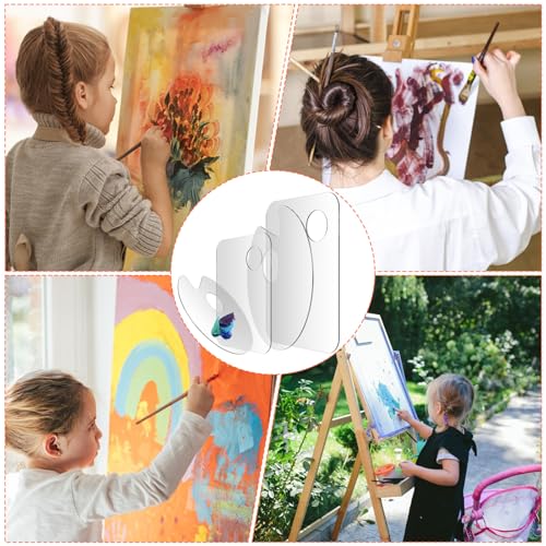 Pack Of 4 Acrylic Painting Palette