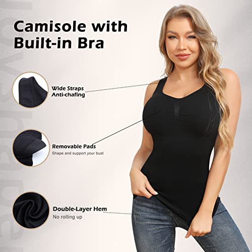 JOYSHAPER Shapewear Camisoles With Built In Bra