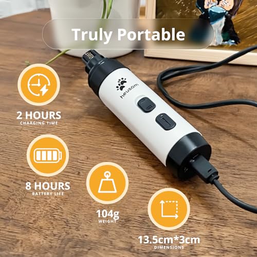 026 New Silent Groom Pro Dog Nail Grinder